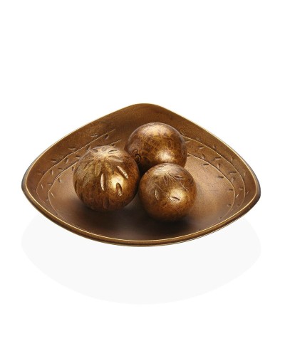 Versa Gold Centerpiece 31.5 cm, for Elegant and Modern Dining Tables
